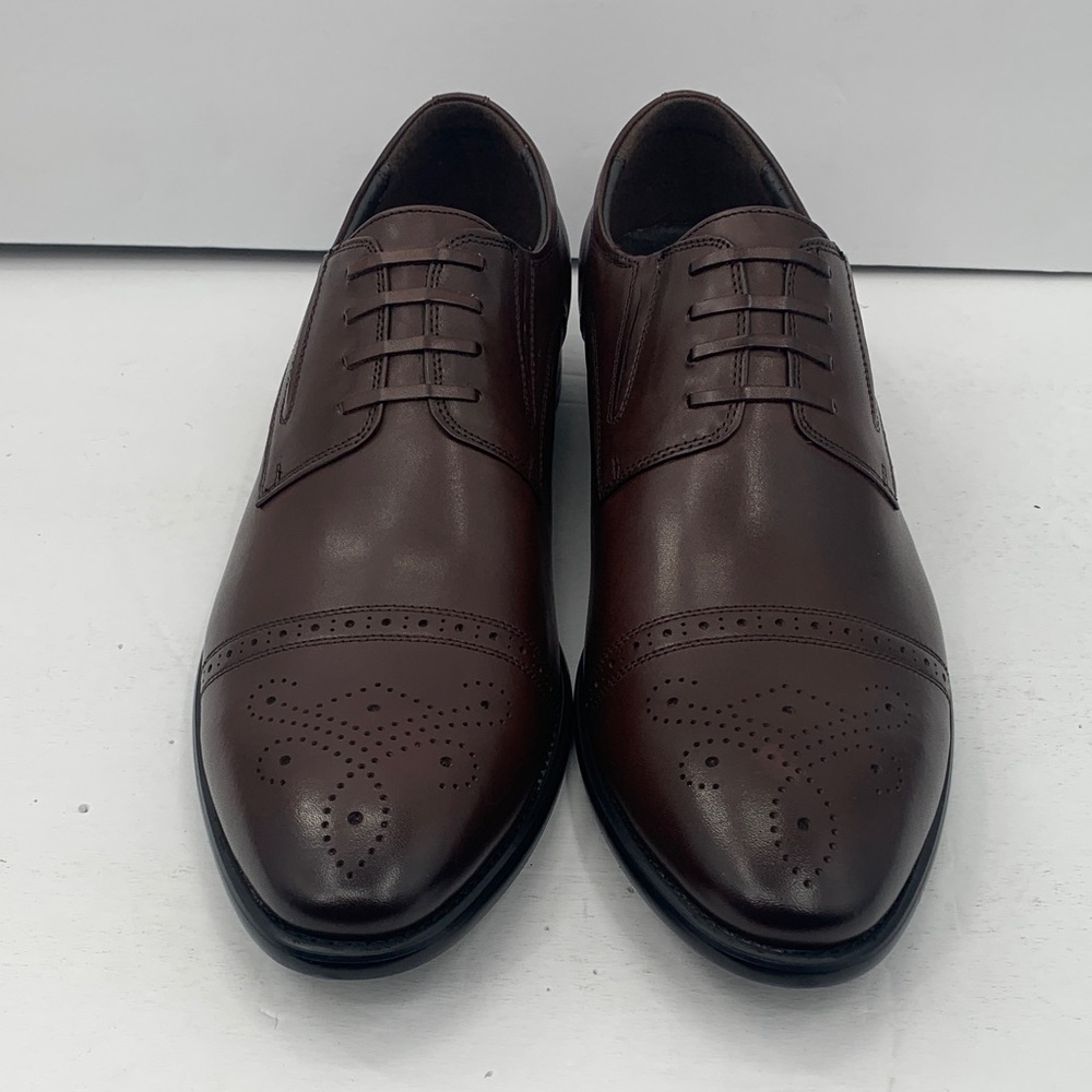 VINTAGE FOUNDRY Co. Men's No Lace Brown Oxford Shoes Size 11